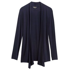 MIX by 41Hawthorn Abrianna Longsleeve Knit Open Front Cardigan | Navy Blue | XL